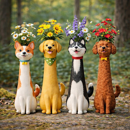 Dog Vases