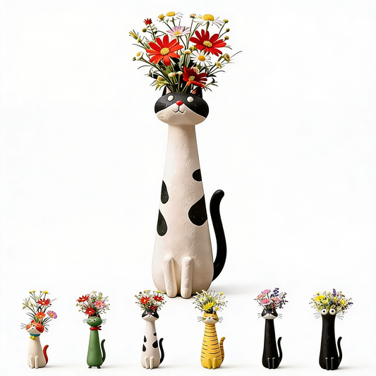 Cat Vases